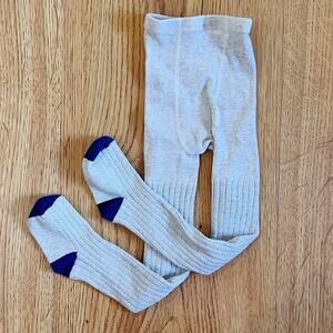 Mini Boden Gold Ribbed Tights